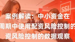 案例解读：中小资金在宽幅震荡周期中使用配资风险控制的数据观察